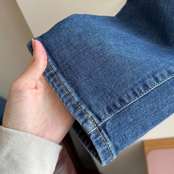 Banana Republic High-Rise Medium Wash Straight Jeans, Size 6/28 - Picture 6 of 16